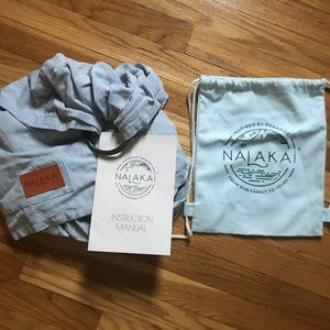 Nalakai Ring Sling Baby Carrier - Luxury Bamboo and Linen Baby Sling, Gray